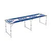 Outdoor party game custom 240*60 aluminum folding beer pong table