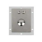 IP65 water-proof customized USB interface ATM machine stainless steel backlight metal keyboard mouse