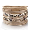 /product-detail/e540196p-new-19-5cm-women-brown-snakeskin-animal-print-rhinestone-magnetic-closure-multilayer-leather-wrap-bracelets-62173735534.html