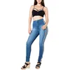 2019 newest design skin jeans women with elastic casual sport style