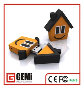 customized promotional gift house shape usb meory stick/usb