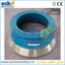 steel alloy concave and mantle for Metso GP100
