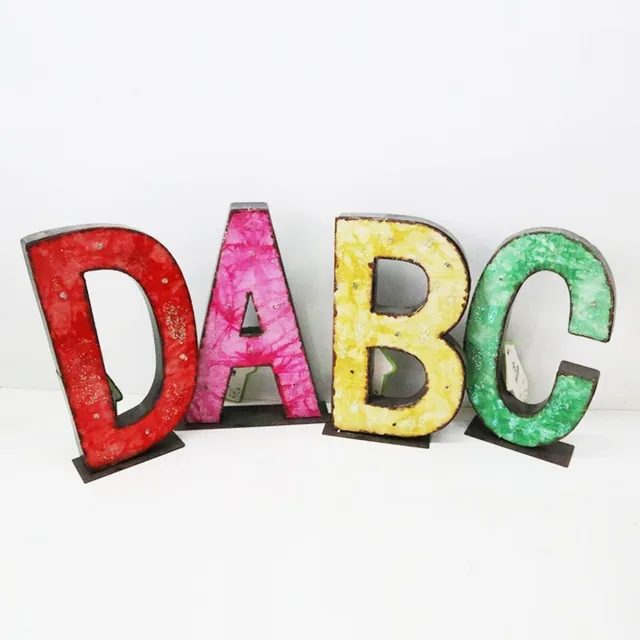 metal alphabet letters home decor made in china
