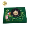 High Quality 5-1 game set with 6 inch turntable Manual Roulette Set Casino with mat,playing card,chip,dices