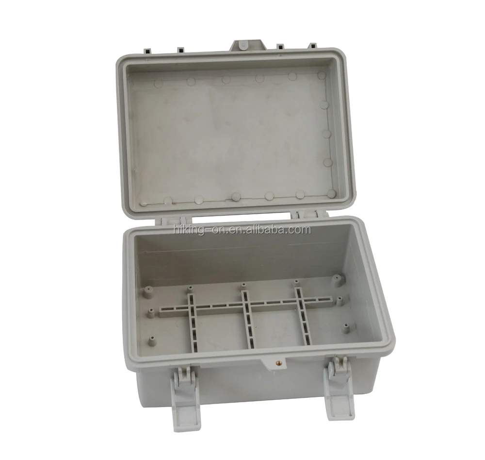 IP66 ABS waterproof plastic electronic enclosure /junction box with hinges HIKINGBOX HPE059