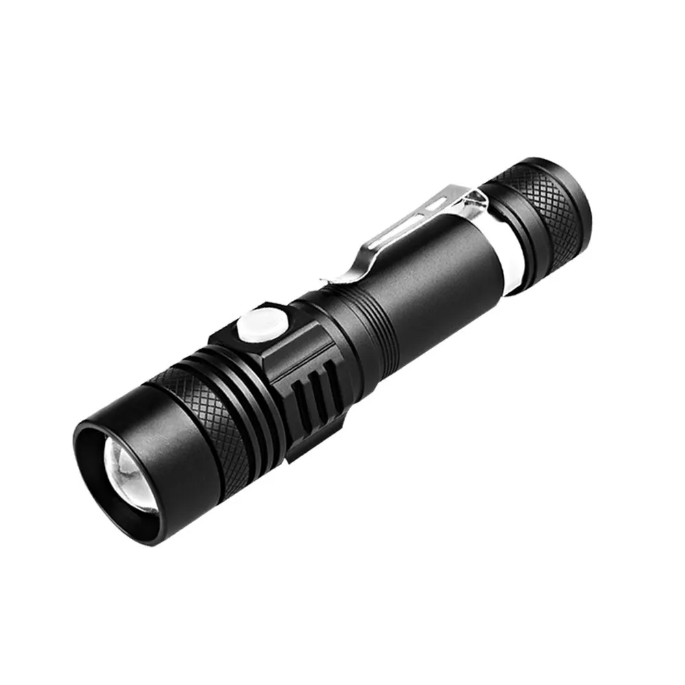 Hot Sale Waterproof Zoom Rechargeable USB LED Flashlight