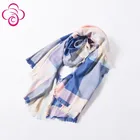HIGH QUALITY Customized scarves cotton scarf promotion cotton shawls with tassel scarf elegant neck scarf
