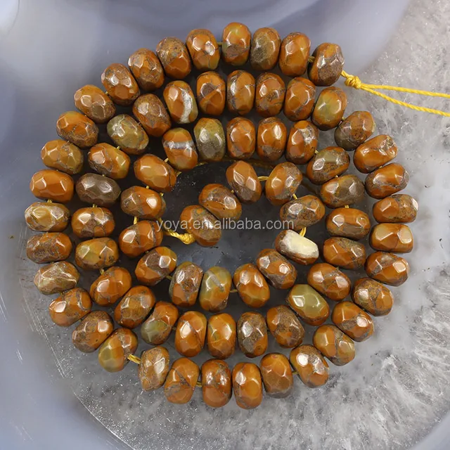 sb6663 rondelle faceted rainbow jasper stone beads,natural gem