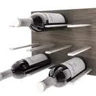 Oblate Aluminum wine wall pegs wine cellar rack