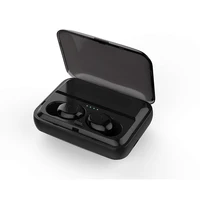 

Cheapest but high quality IPX7 Waterproof TWS Wireless BT Earphone BT 5.0 Earbuds Support Mobile Charging F9 Black White colors