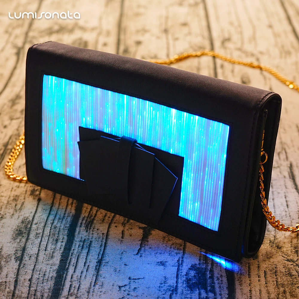 Evening Light up Hand Ladies Party Wear LED Clutch Bags Luminous Purse 
Evening Light up Hand Ladies Party Wear LED Clutch Bags Luminous Purse