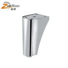 Made in china metal furniture chrome sofa base,modern chrome metal furniture legs and feet for cabinet or sofa