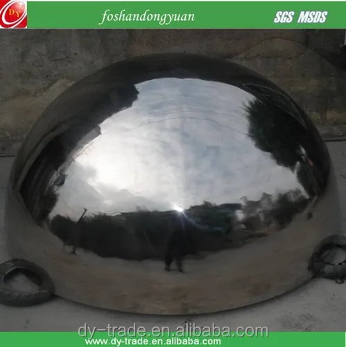 Full Dome Convex Mirror Stainless Steel Half Ball