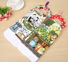 Printed Custom Tea Towel Manufacture Wholesale Cotton Custom Printing Kitchen Tea Towel