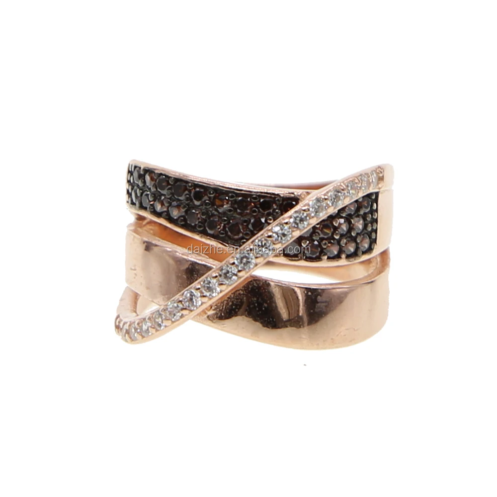 fashion women wedding rose gold ring with two tone plated twist finger weddingi ring in 925 silver jewelry
fashion women wedding rose gold ring with two tone plated twist finger weddingi ring in 925 silver jewelry