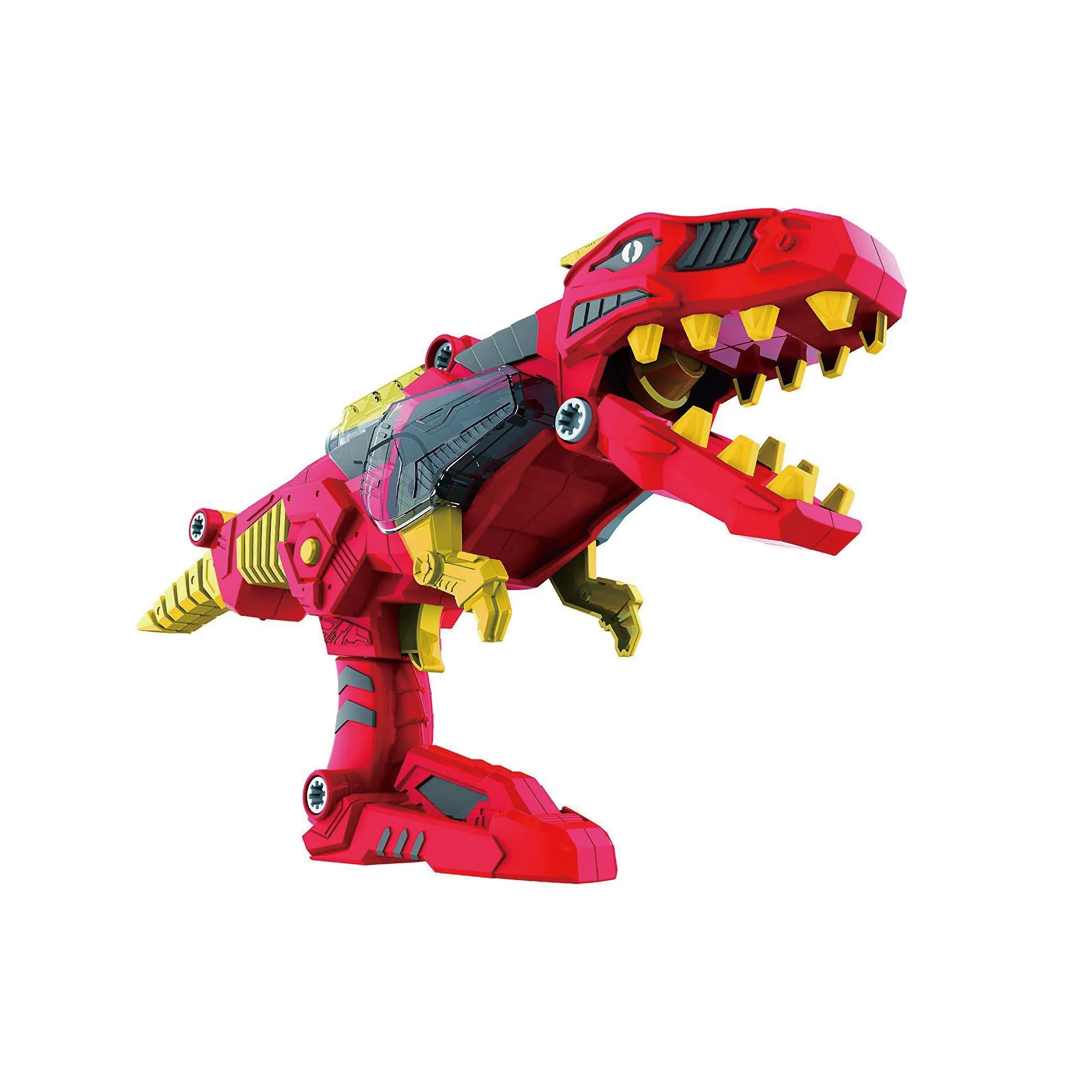2 in 1 Dönüştürücü Dinozor Oyuncak Yapı ve Almak Serin Tyrannosaurus Rex Dinozor Oyuncak Boys & Girls için Yaşlı 3