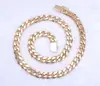 22k gold filled necklace designs 316l stainless steel chain jewelry hiphop for man