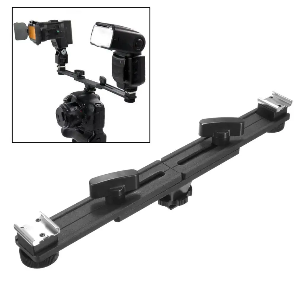 Camera Flash Light Stand Bracket Hot Shoe Adapter Twin Speed Light Mount Holder for Canon for Nikon Photography Accessories
Camera Flash Light Stand Bracket Hot Shoe Adapter Twin Speed Light Mount Holder for Canon for Nikon Photography Accessories