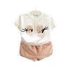 Two-piece suit shorts baby girl clothes