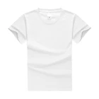 Plain Shirt White Tshirt 100% Cotton Oem Logo Custom Printing Plain Blank Election Campaign White T Shirt
