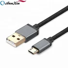 Nylon Braided Quick Charger Cable USB to Micro USB 2.0 Android Charging Cord for PS4, Xbox One Controller