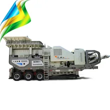 2018 Factory mobile crusher for aggregates, small mobile jaw crusher