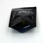 One-stop Service Pouches Black Zipper Bag Custom Printed Zip Lock Pouches Small Mini Mylar White/black Zipper Bags