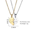 Hot Sale Unique Design Best Friend Necklace Love Heart Pendant Necklace