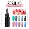 Rosalind private label wholesale 30ml high capacity plastic bottle 58 colors gel nail polish soak off uv gel polish