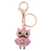 High Quality Personalized Owl Car KeyChain Bag Purse Charms Key Chain