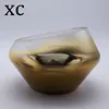 Factory directly sell home goods antiques candle holder glass tea light 3 tier
