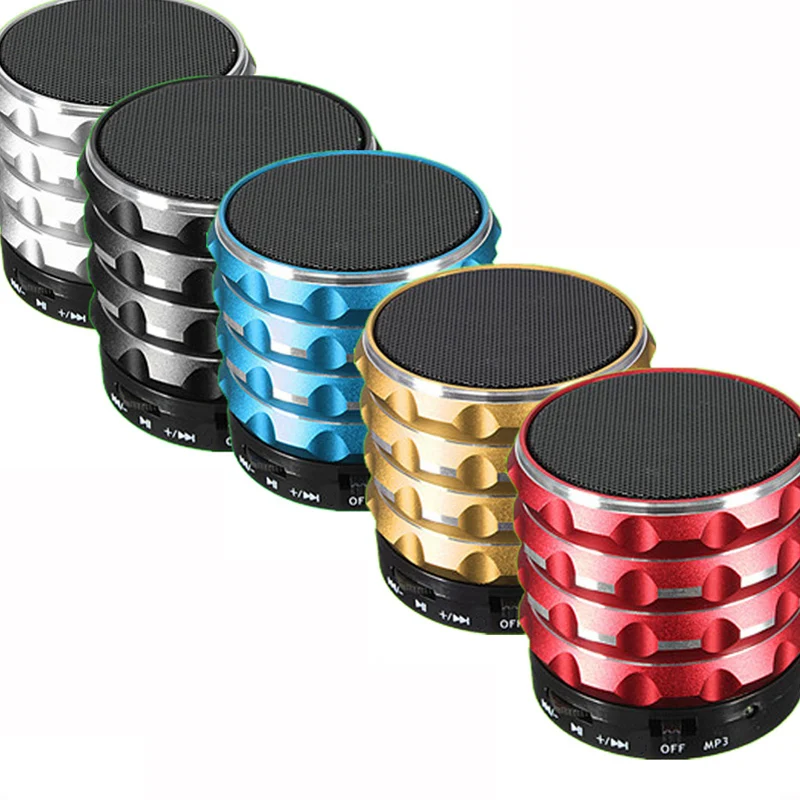 Portable Mini Wireless Stereo Bluetooth Speakers Super Bass Portable Speaker Handsfree With Hifi Mic TF Card Slot For Laptop PC