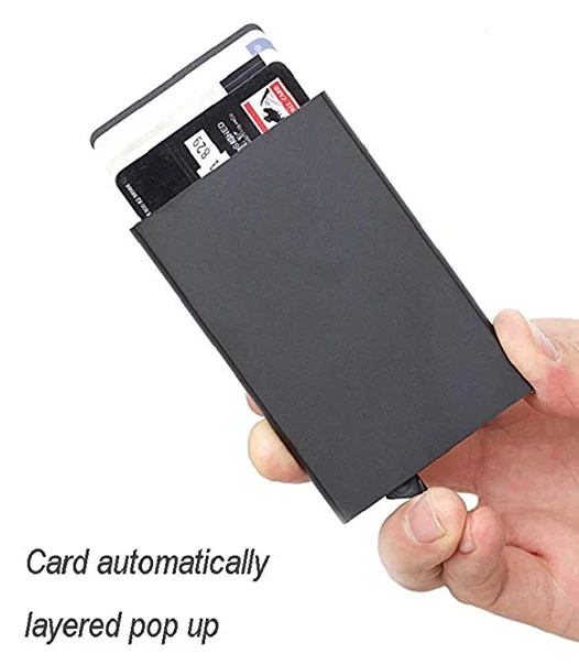 Metal Wallet Automatic Pop up Credit Card Coin Purse Aluminum Wallet Card holder Case
Metal Wallet Automatic Pop up Credit Card Coin Purse Aluminum Wallet Card holder Case