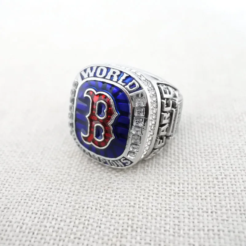 

2018 Baseball Red Sox Championship Ring MLB Boston World Cup Memorial ring, Picture