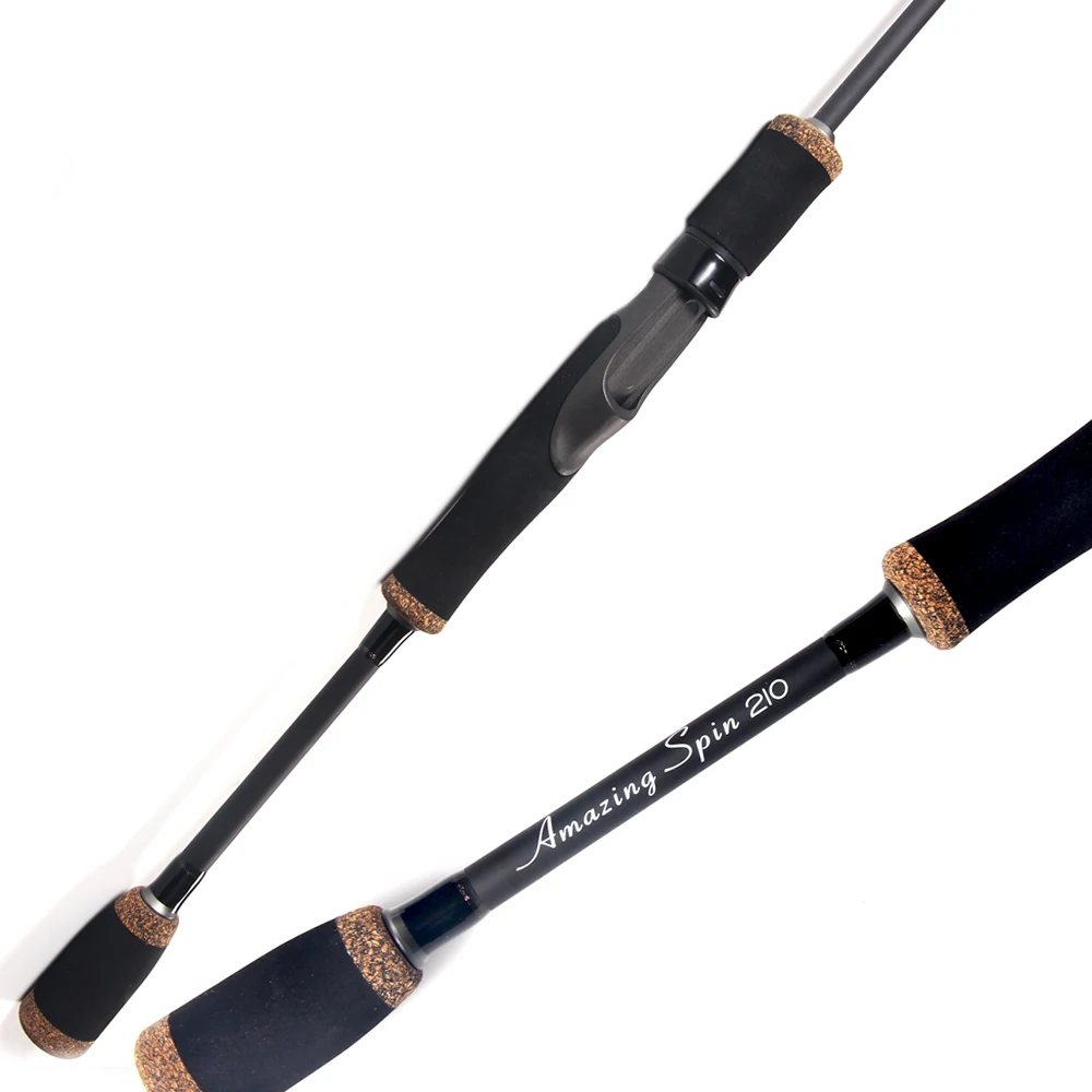 

Amazing spin rod 2.10m ultra light action ULspinning travel rod