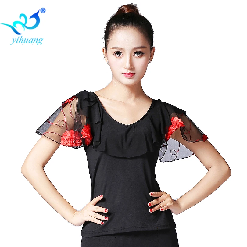Wholesale Women Ballroom Dance Costume Tops Performance Latin Dance Blouses Tango Modern Standard Waltz Practice, Red;rose pink;purple.royal blue 
Wholesale Women Ballroom Dance Costume Tops Performance Latin Dance Blouses Tango Modern Standard Waltz Practice, Red;rose pink;purple.royal blue