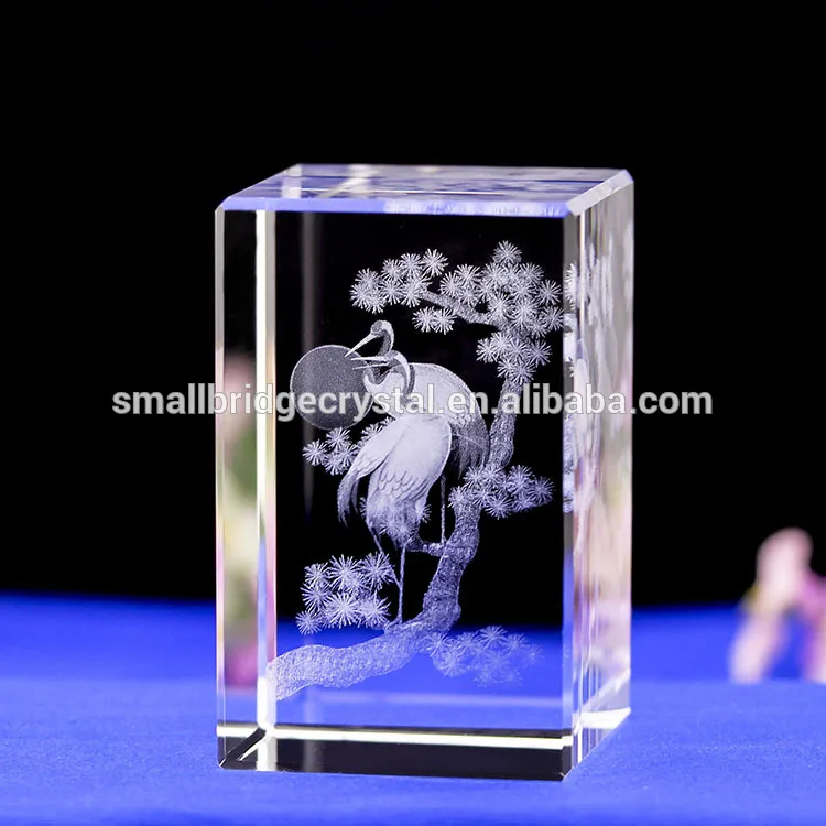 3d Laser Crystal Cube