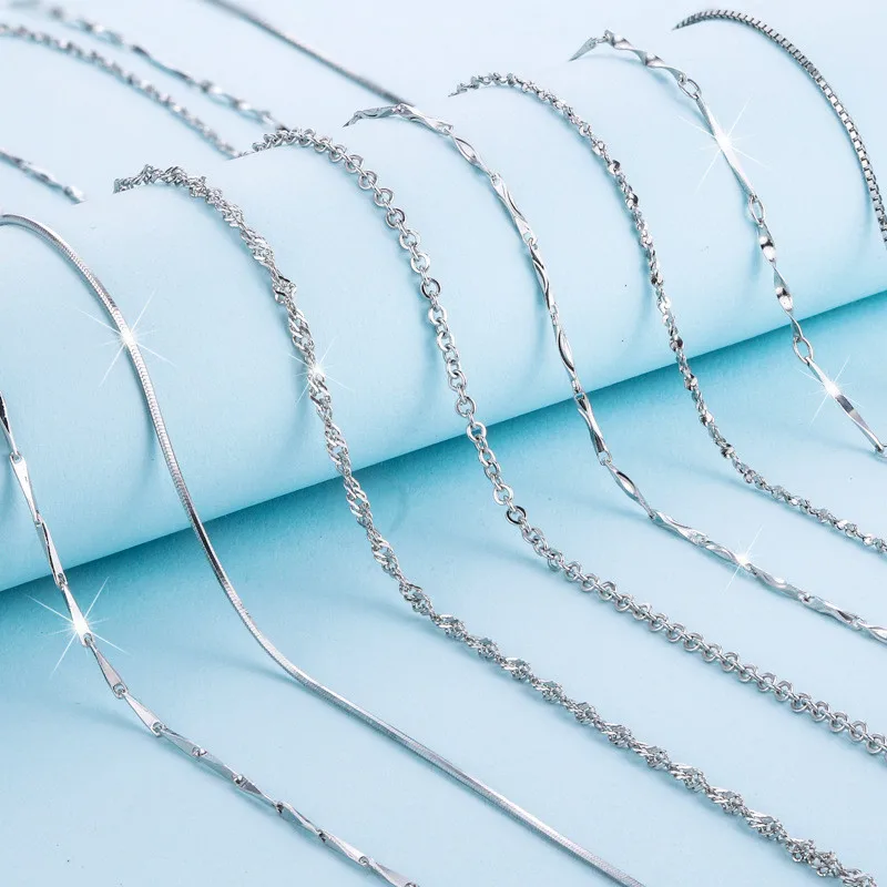 Women's Chain Necklace 925 Sterling Silver Silver Jewelry Latest Necklace Designs Silver Chain for Men Hip Link Chain Latetest
Women's Chain Necklace 925 Sterling Silver Silver Jewelry Latest Necklace Designs Silver Chain for Men Hip Link Chain Latetest