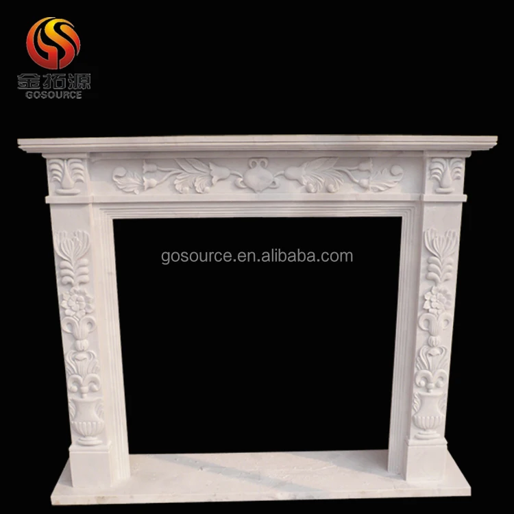 Cheap indoor marble fireplace