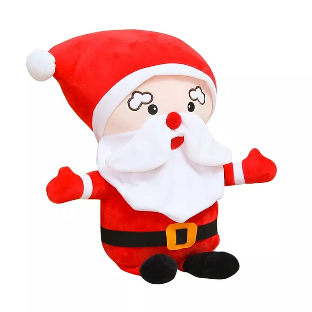 new christmas gift idea custom plush santa claus toy with