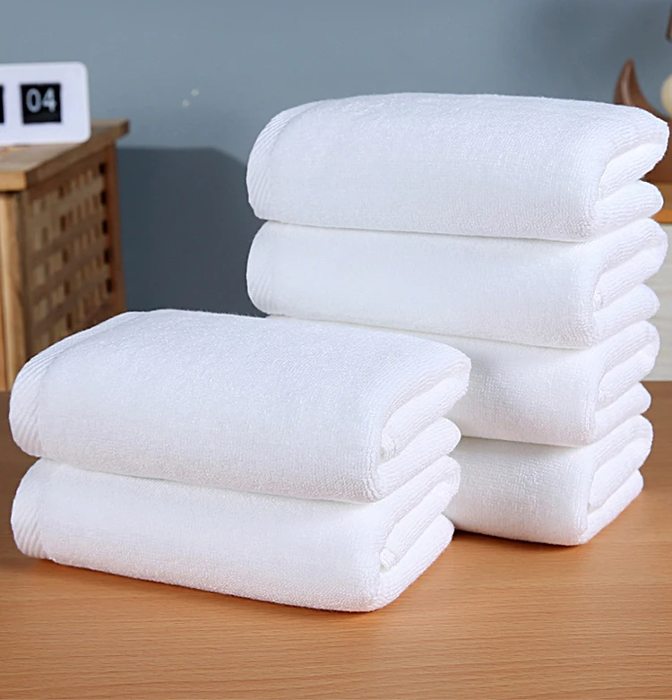 white towels