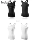 Toplook Sport Tops Sleeveless Yoga Vest Quick Dry Fitness Clothing Gym Shirt For Women Plus Size B32