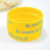 recycled silicone wristband whosale silk print/debossed/embosoed/colour filled rubber bracelet/wrist bands silicone rubber