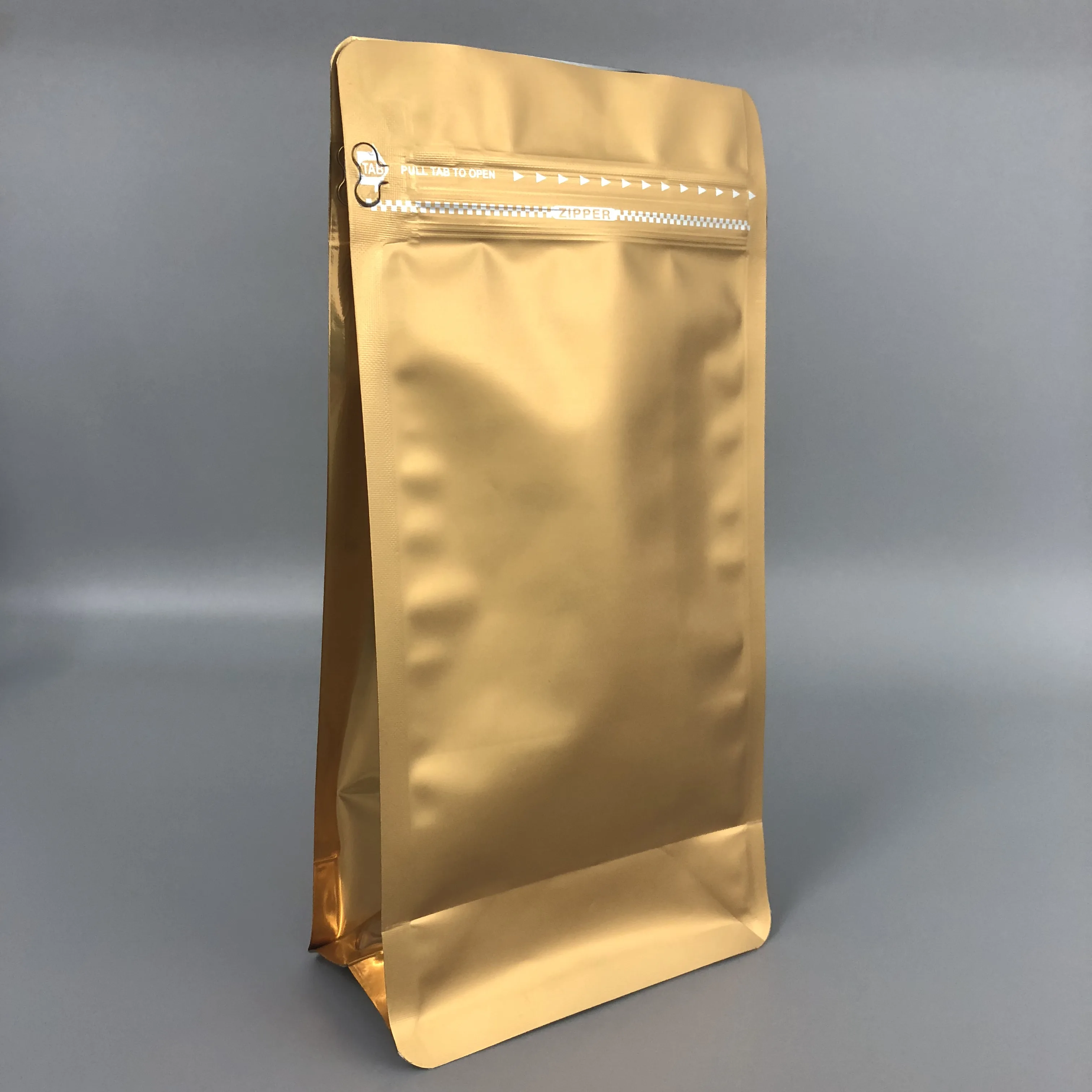 recycle vacuum foil coffee bag with valve