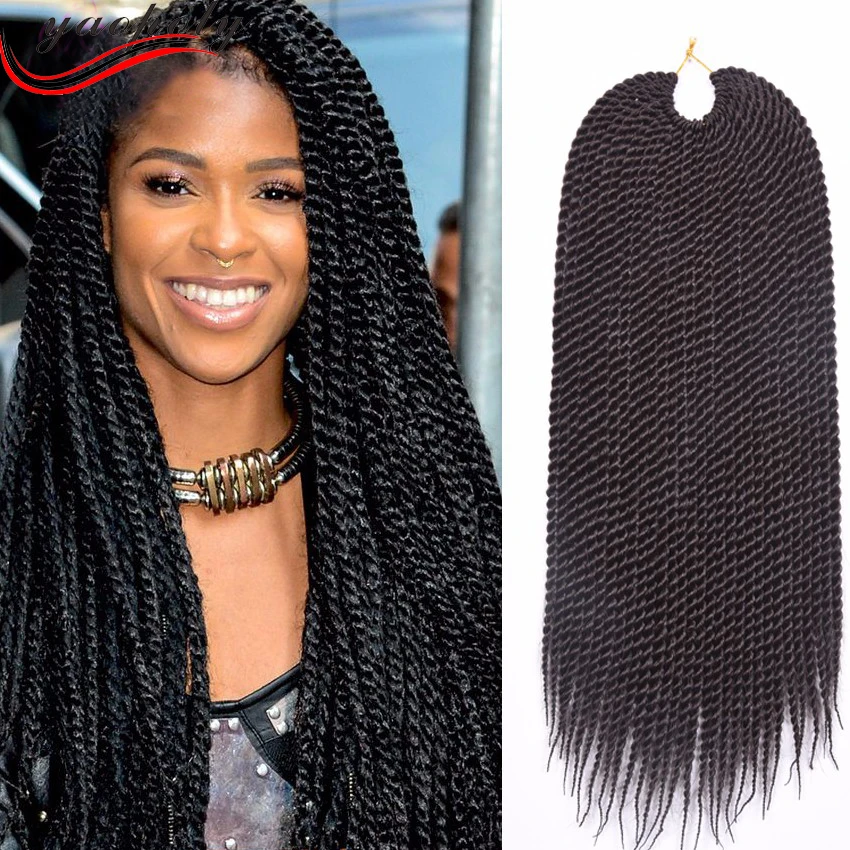 Original 2x Crotchet Twist Braids 32strands 22inch Braiding Hair