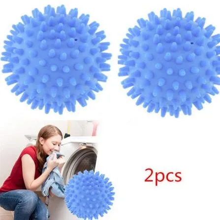 

Dryer Balls Household Tumble Washing Clothes Laundry Soften Fabric No Chemicals 2pcs/pack, Random