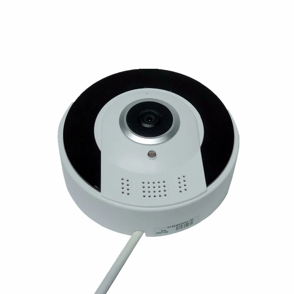 Fisheye Panoramic Network Wifi Wireless Ip Camera V380 1.3mp Hd Real