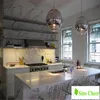 Prefab Statuario white dining table marble countertops,vanity tops