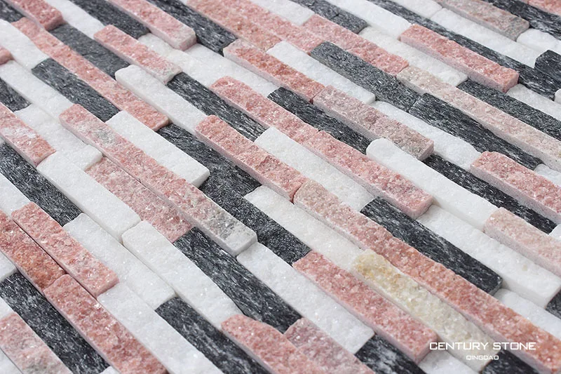 Chimenea De Piedra Natural Mosaico Decorativo Negro Azulejo Brillo