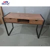 Modern Double Tube Computer Desk PC Laptop Table Wood Work-Station Study for Home Office Furniture